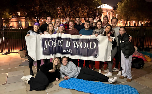 John D Wood charity Sleep Out image