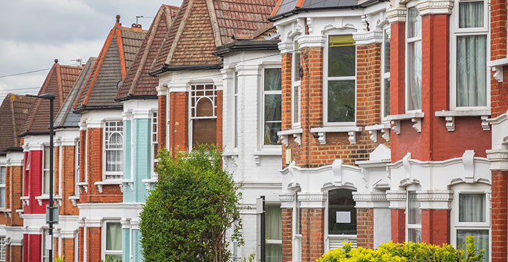 row of houses