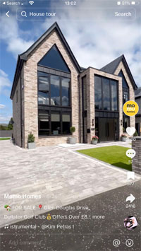 Social media house tour image