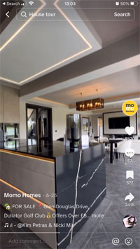 Social media house tour image
