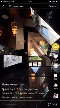 Social media house tour image