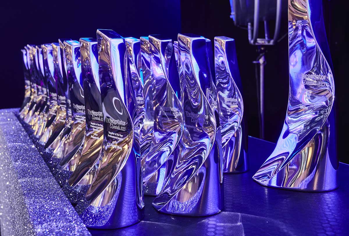 The Negotiator Awards Trophies The Negotiator Awards Trophies image