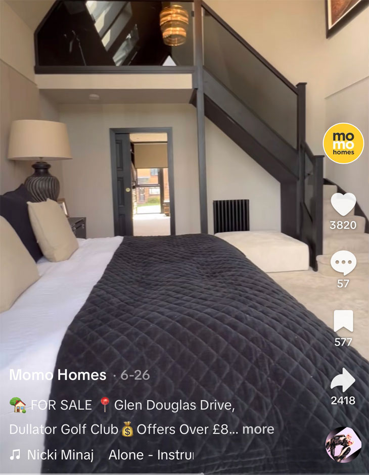 Social media house tour image